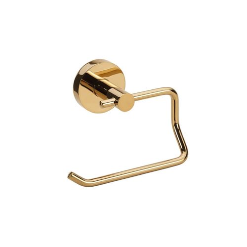 4250657525470 - Brillantbad BILLO Papierrollenhalter ohne Deckel Messing Gold poliert 90x140x95 mm für Bad & WC >> zum Bohren oder Kleben 4250657525470 - Brillantbad BILLO Papierrollenhalter ohne Deckel Messing Gold poliert 90x140x95 mm für Bad & WC >> zum Bohren oder Kleben