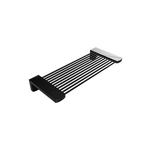 4250657526613 - Brillantbad BARK Duschablage Messing Schwarz 110x270x40 mm für Bad & WC >> zum Bohren