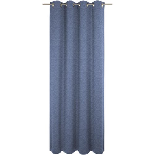 4004567391935 - Vorhang WIRTH Trondheim B Gardinen Gr 175 cm Ösen 132 cm blau (royalblau) Ösen nach Maß