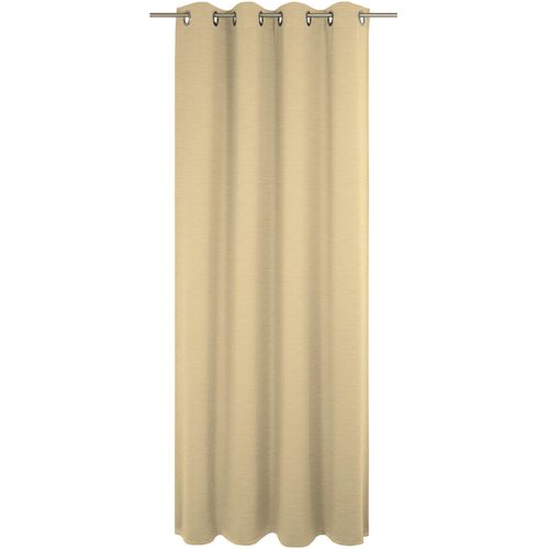 4004567373559 - Vorhang WIRTH Trondheim B beige Gardinen 155cm Ösen 132cm Polyacryl nach Maß B132cm H155cm