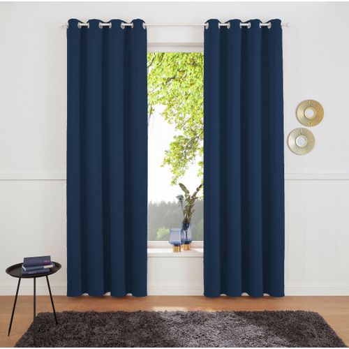 4068222003908 - Gardine MY HOME SOLA Gr 8 blau (navy) Gardinen 245cm Ösen 270cm Polyester Breite 130 cm und 270 cm 1 Schaleinfarbig Verdunkelung Überbreite B270cm H245cm 4068222003908 - Gardine MY HOME SOLA Gr 8 blau (navy) Gardinen 245cm Ösen 270cm Polyester Breite 130 cm und 270 cm 1 Schaleinfarbig Verdunkelung Überbreite B270cm H245cm