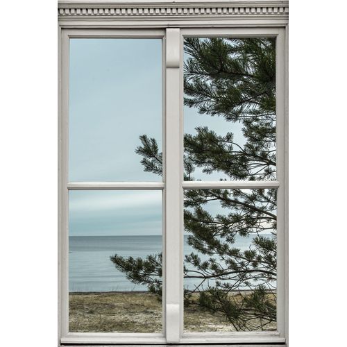 4049009099628 - Wandsticker QUEENCE Strand Wandtattoos Gr B H T 40 cm x 60 cm x 01 cm Natur beige (natur) Wandtattoos Natur