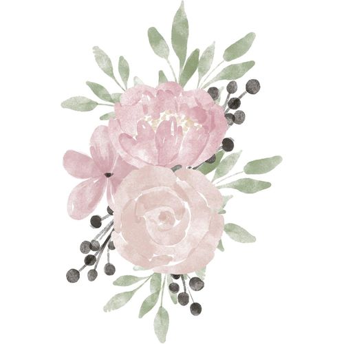 4049009858324 - Wandtattoo QUEENCE Ella Wandtattoos Gr B H 90cm x 90cm Blume rosa Wandbild Sticker rosa Blume Blüte selbstklebend Pastellfarben 4049009858324 - Wandtattoo QUEENCE Ella Wandtattoos Gr B H 90cm x 90cm Blume rosa Wandbild Sticker rosa Blume Blüte selbstklebend Pastellfarben