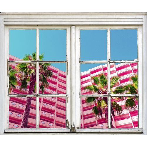 4049009103349 - Wandsticker QUEENCE Hotel Wandtattoos Gr B H T 40 cm x 60 cm x 01 cm Geographie rosa Wandtattoos und Wandsticker