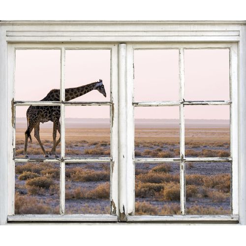 4049009360063 - Wandsticker QUEENCE Giraffe Wandtattoos Gr B H T 40 cm x 60 cm x 01 cm Tiere braun Wandtattoos Tiere