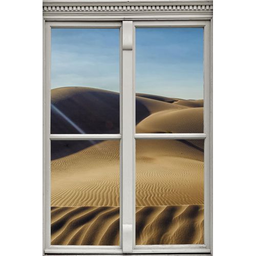 4049009530589 - Wandsticker QUEENCE Wüste Wandtattoos Gr B H T 40 cm x 60 cm x 01 cm Natur beige (natur) Wandtattoos Natur