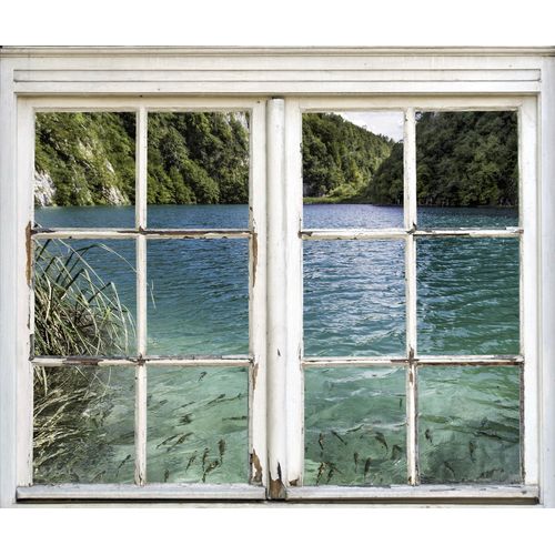 4049009352860 - Wandsticker QUEENCE See mit Fischen Wandtattoos Gr B H T 40 cm x 60 cm x 01 cm Natur blau Wandtattoos Natur