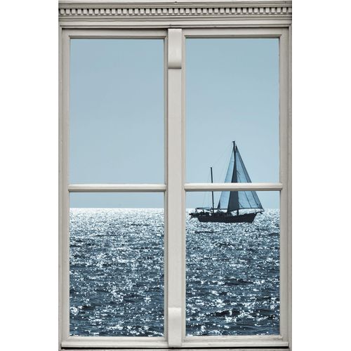 4049009362623 - Wandsticker QUEENCE Segelboot Wandtattoos Gr B H T 40 cm x 60 cm x 01 cm Geographie blau Wandtattoos und Wandsticker