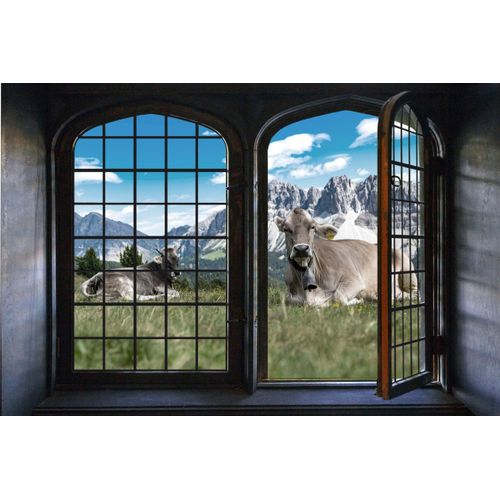 4049009352631 - Wandsticker QUEENCE Touch of Austria Wandtattoos Gr B H 60 cm x 40 cm Tiere bunt Wandtattoos Tiere