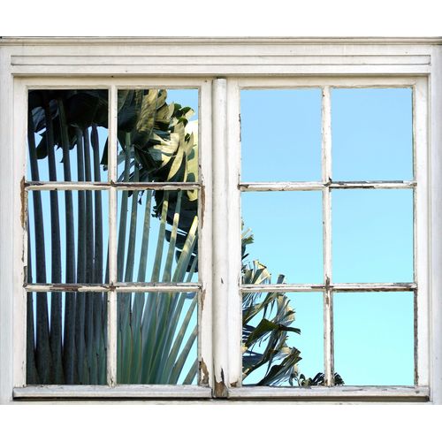 4049009252191 - Wandsticker QUEENCE Blätter Wandtattoos Gr B H T 40 cm x 60 cm x 01 cm Natur blau Wandtattoos Natur