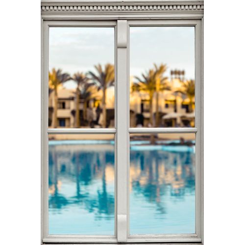 4049009354352 - Wandsticker QUEENCE Strand Wandtattoos Gr B H T 40 cm x 60 cm x 01 cm Natur blau Wandtattoos Natur
