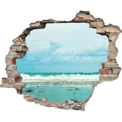 4049009362715 - Wandtattoo QUEENCE Meer Wandtattoos Gr B H T 60 cm x 50 cm x 01 cm Natur blau Wandtattoos Natur 4049009362715 - Wandtattoo QUEENCE Meer Wandtattoos Gr B H T 60 cm x 50 cm x 01 cm Natur blau Wandtattoos Natur