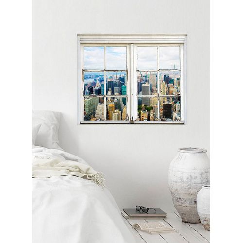 4049009160465 - Wandsticker QUEENCE New York Wandtattoos Gr B H T 40 cm x 60 cm x 01 cm Geographie bunt Wandtattoos und Wandsticker