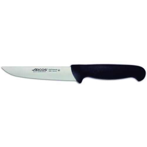 8421002290459 - Arcos - Küchenmesser 2900 - Prof 290425 aus Nitrum-Edelstahl und mango ergonomische schwarze Polypropylenklinge und 13 cm Klinge Schaukasten