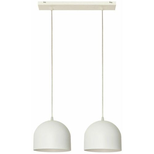 5902349202259 - Helam Lighting - Helam madison Gerade Stangen-Pendel-Deckenleuchte Weiß 42cm