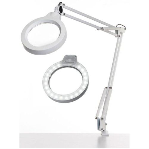 4066918089717 - Ultra Präzision - Ring-Lupenleuchten led mit Federgelenkarm inkl Linsenabdeckung 225x Ø120mm