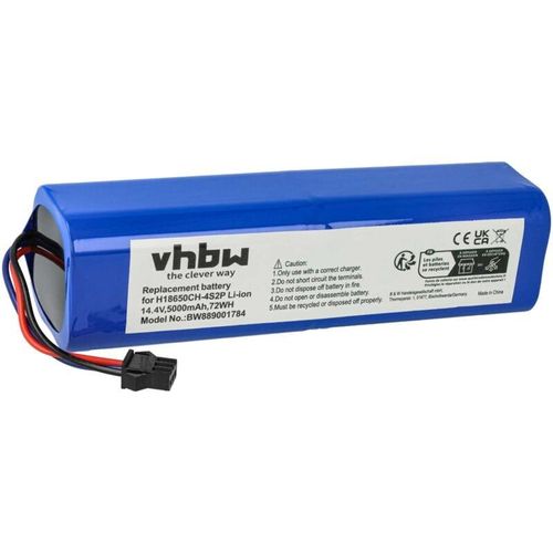 4068201467707 - 1x Akku kompatibel mit Viomi VXVC23 VXVC16-JC VXVC15-JC Saugroboter (5000 mAh 144 v Li-Ion) - Vhbw