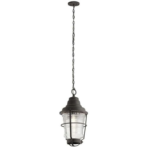 4255596729385 - Licht-erlebnisse - Außenleuchte Glas Aluminium E27 IP44 h max 2118 cm Zink verwittert Vintage Außenlampe