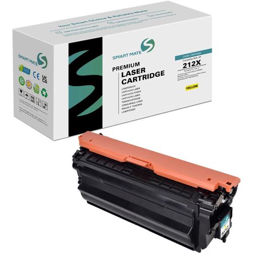 6942383114056 - - SmartMate wiederaufbereitete Laser Toner Patrone für hp W2122X (212X) Gelb