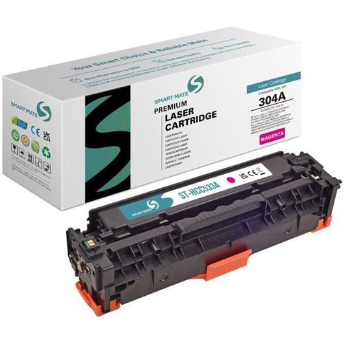 6942383113363 - - SmartMate wiederaufbereitete Laser Toner Patrone für hp CC533A (304A) Magenta