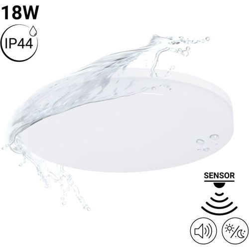 8435427177134 - Barcelona Led - LED-Deckenleuchte 18W - Geräuschsensor + Dämmerungssensor - IP44