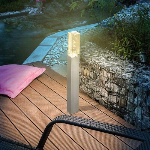 4260657635864 - Solar Standleuchte Bubble Tower 63 cm aus Edelstahl wetterfest 102556 - Esotec