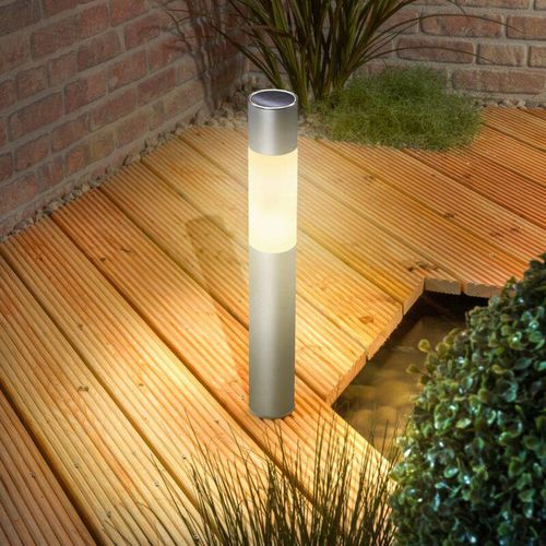 4260657635826 - Solar Moderne Solar Standleuchte Pole Light 50 cm wetterfest 102617 - Esotec