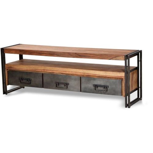 4059865163265 - Lowboard Panama Akazie Kommode Sideboard TV Fernseher Hifi Wohnzimmer Schrank