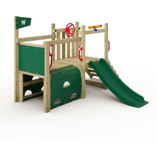 4255689934177 - Klettergerüst My First Fort 2 Kleinkinder Kletterturm Spielturm (10 jährige Garantie extrem witterungsbeständig Tunnel mit Kletterwänden) mit