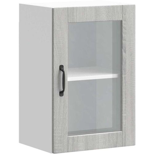 8721158423597 - Vidaxl - Küchen-Hängeschrank mit Glastür Porto Grau Sonoma