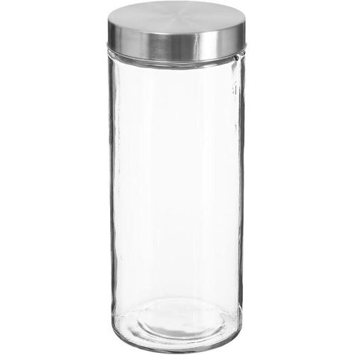 8434652411181 - Wellhome - Well Home Hermetisches Glas Ø11x27cm aus Glas und Edelstahl 2L