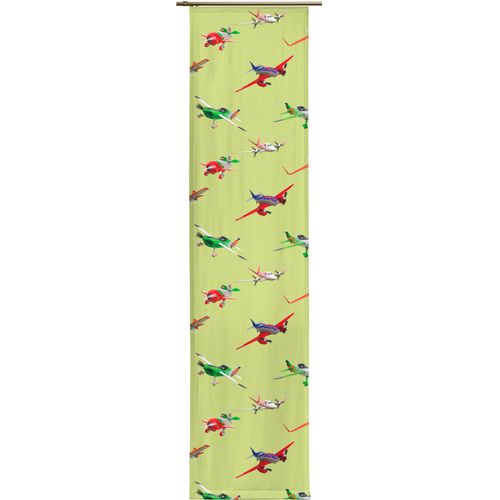 4004567330286 - Schiebegardine WIRTH Planes Action Gr 2 grün B60cm H175cm Satin Polyester Gardinen Disney 4004567330286 - Schiebegardine WIRTH Planes Action Gr 2 grün B60cm H175cm Satin Polyester Gardinen Disney