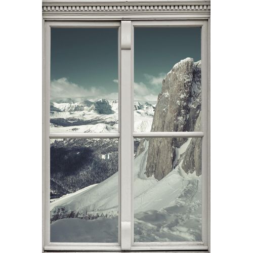 4049009093015 - Wandsticker QUEENCE Schneeberge Wandtattoos Gr B H T 40 cm x 60 cm x 01 cm Natur weiß Wandtattoos Natur