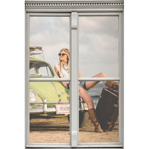 4049009359036 - Wandsticker QUEENCE Frau Wandtattoos Gr B H T 40 cm x 60 cm x 01 cm Natur bunt Wandtattoos Natur