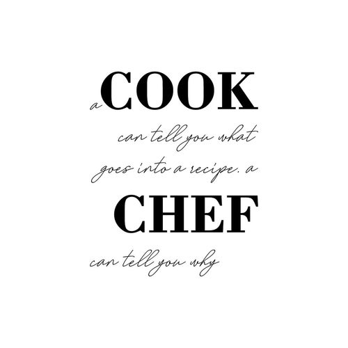 4049009355540 - Wanddekoobjekt QUEENCE COOK CHEF Wanddekoobjekte Gr B H T 30 cm x 45 cm x 01 cm schwarz Wanddekoration Wanddekoobjekte