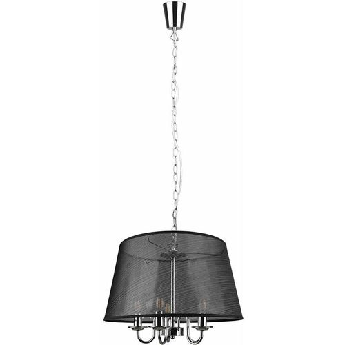 4059157316133 - Etc-shop - Hängeleuchte Pendellampe Kronleuchter Lüster Luster Hängelampe Pendelleuchte Fernbedienung dimmbar Farbwechsel Metall Chrom Schwarz 5x