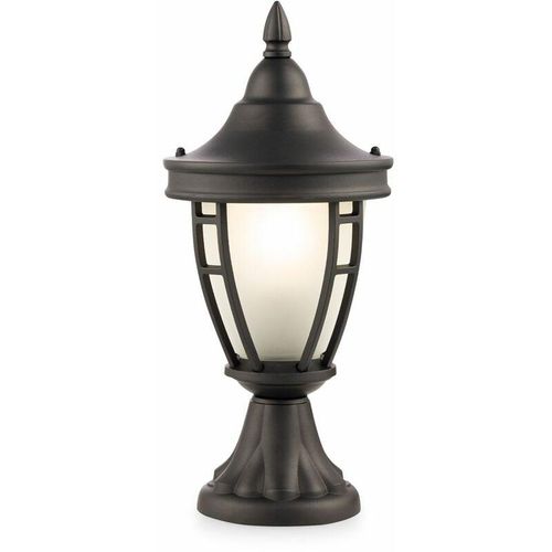 4262431057886 - - Außenlampe Wegelampe Stehleuchte Sockelleuchte Terrassenlampe Gartenleuchte Metall schwarz IP44 Wetterfest E27 h 405 cm