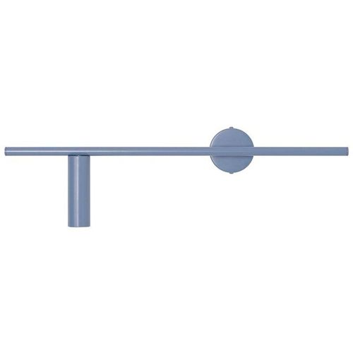 4255596684561 - Licht-erlebnisse - Wandleuchte Metall 60 cm breit Blau länglich Retro Design Wandlampe