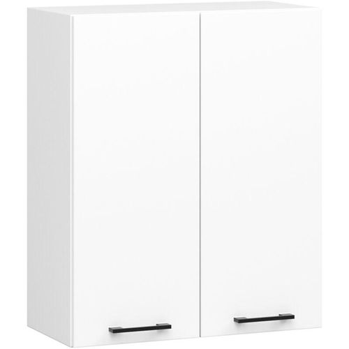 5907512218792 - Akord - Hängeschrank Küchenschrank oliwia w 60 cm H720 Weiß 2 Türen 2 Regalböden 60x72x30 cm