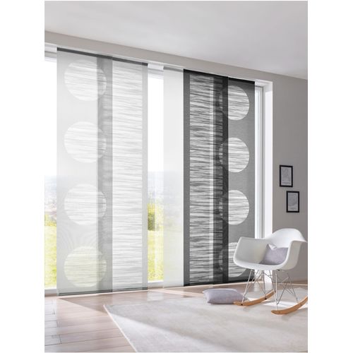 4006470532597 - Schiebegardine HEINE HOME Gardinen Gr 175 cm Klettschiene Klettschiene 60 cm grau (anthrazit)