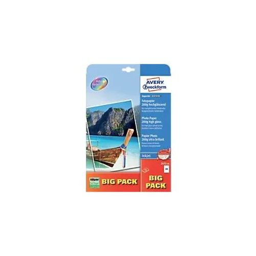 4004182410196 - Fotopapier Superior 2572-50 A4 für Inkjet 200g weiß hochglänzend einseitig bedruckbar 4004182410196 50 Blatt