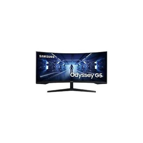 8806094796315 - Odyssey G5 C34G55TWWP LED-Monitor 864 cm (34 Zoll) EEK G (A - G) 3440 x 1440 Pixel UWQHD 1 ms DisplayPort HDMI® Kopfhörer (35 mm Klinke) VA LCD