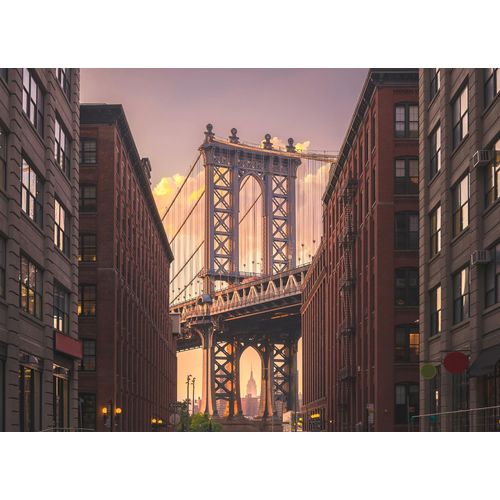 4059432188646 - LIVING WALLS Fototapete Designwalls Brooklyn Bridge Tapeten Vlies Wand Schräge Decke Gr B L 35 m x 255 m bunt (braun beige grau) Fototapeten Stadt Tapeten