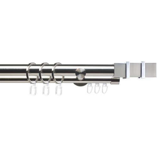 4016318376054 - Liedeco Gardinenstange »CELQUADE02SG2L« 2 läufig-läufig Fixmass 2-läufig im Fixmass Ø 25 20 mm