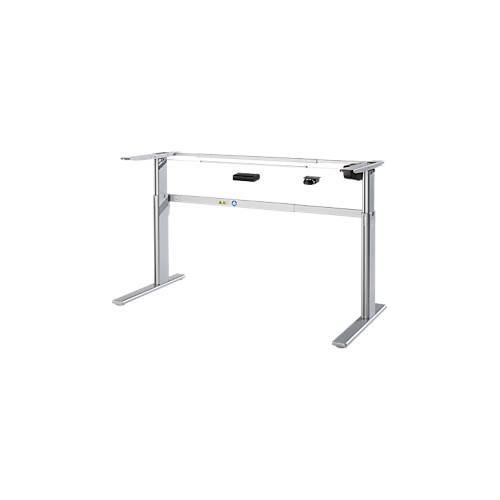4260238821006 - Schreibtischgestell Standard für Tischbreiten 1200-1800 mm elektrisch höhenverstellbar H 725-1185 mm C-Fuß weißaluminium 4260238821006 - Schreibtischgestell Standard für Tischbreiten 1200-1800 mm elektrisch höhenverstellbar H 725-1185 mm C-Fuß weißaluminium