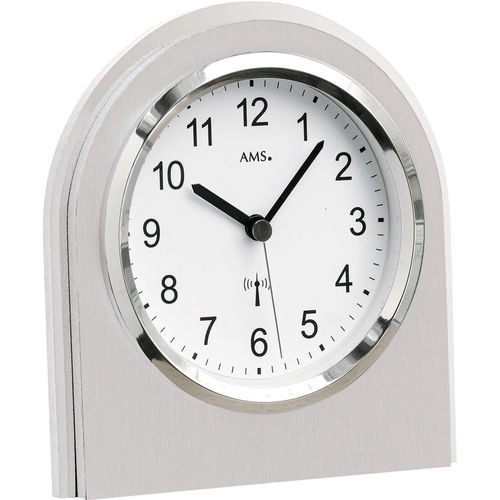 4037445159136 - Funktischuhr AMS F5198 Tischuhren silberfarben Tischuhren 4037445159136 - Funktischuhr AMS F5198 Tischuhren silberfarben Tischuhren