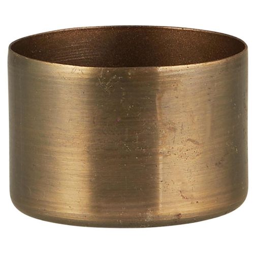 5709898368104 - Kerzenhalter für Teelicht Teelichthalter magnetisch Höhe 28 Ø 42 cm gold