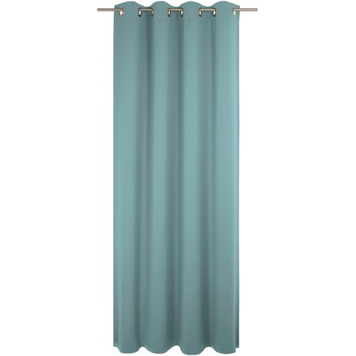 4004567505998 - Vorhang WIRTH Newbury blau (mittelblau) B130cm H185cm Baumwolle Polyester Gardinen nach Maß