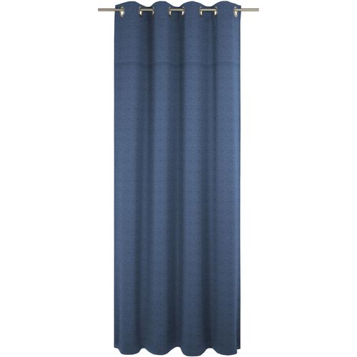 4004567487775 - Vorhang WIRTH Wiessee blau Gardinen 345cm Ösen 150cm Baumwolle Leinen Modal nach Maß B150cm H345cm 4004567487775 - Vorhang WIRTH Wiessee blau Gardinen 345cm Ösen 150cm Baumwolle Leinen Modal nach Maß B150cm H345cm
