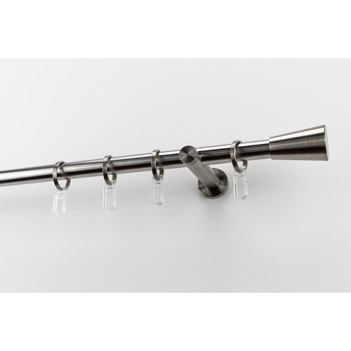 9002777472913 - Gardinenstange GARESA Sabine Vollrund silber (edelstahlfarben) Gardinenstangen Kinder L 240cm 1 läufig Edelstahl Vorhanggarnitur verlängerbar Edelstahl m Ringe und Haken L240cm 9002777472913 - Gardinenstange GARESA Sabine Vollrund silber (edelstahlfarben) Gardinenstangen Kinder L 240cm 1 läufig Edelstahl Vorhanggarnitur verlängerbar Edelstahl m Ringe und Haken L240cm